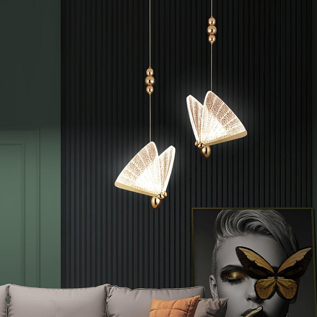 Lunora Lampe Suspendue Moderne Papillon - Neutralighting