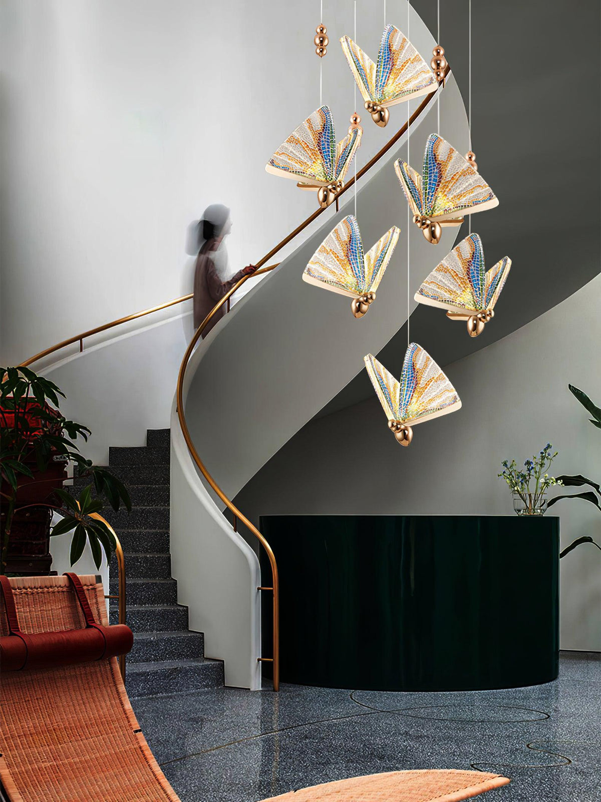 Lunora Lampe Suspendue Moderne Papillon - Neutralighting