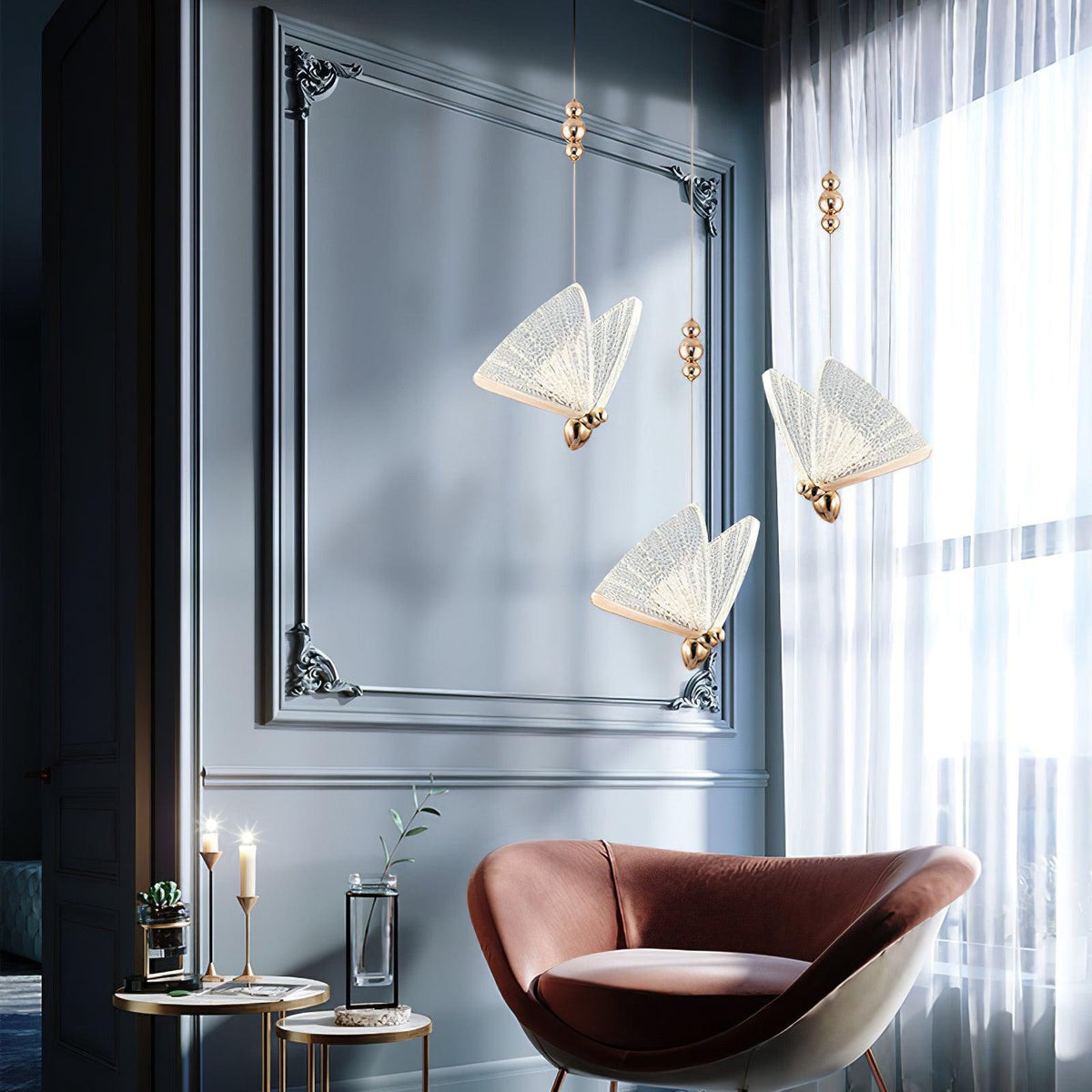 Lunora Lampe Suspendue Moderne Papillon - Neutralighting