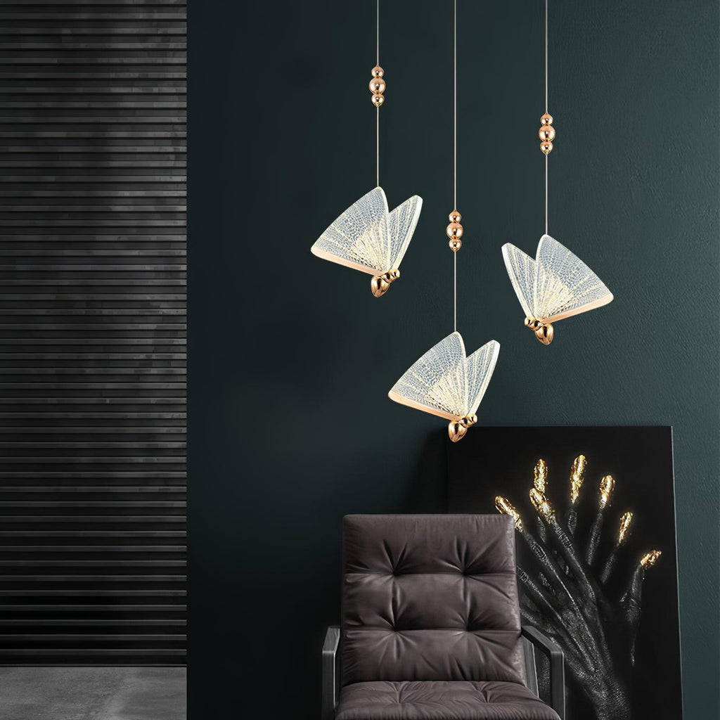 Lunora Lampe Suspendue Moderne Papillon - Neutralighting