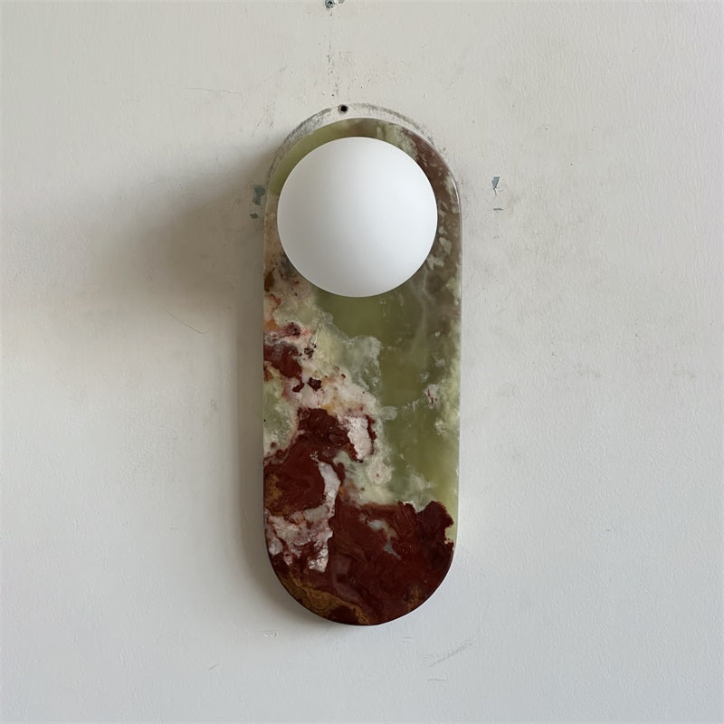 Syraeia Applique Murale Marbre Jade Minimaliste Moderne - Neutralighting