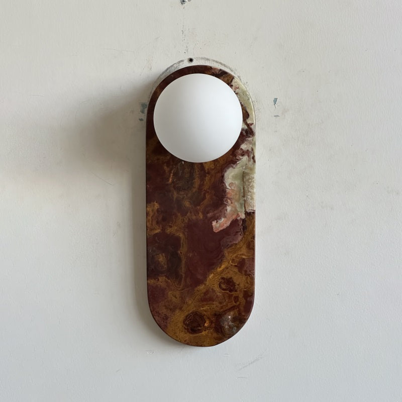 Syraeia Applique Murale Marbre Jade Minimaliste Moderne - Neutralighting