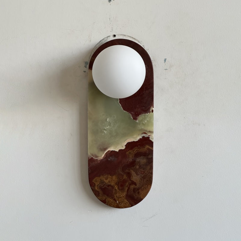 Syraeia Applique Murale Marbre Jade Minimaliste Moderne - Neutralighting