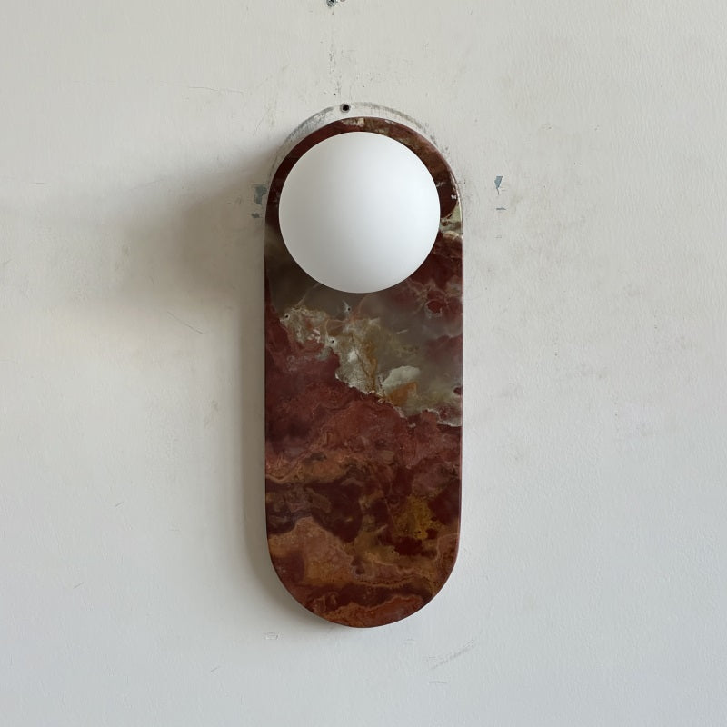 Syraeia Applique Murale Marbre Jade Minimaliste Moderne - Neutralighting