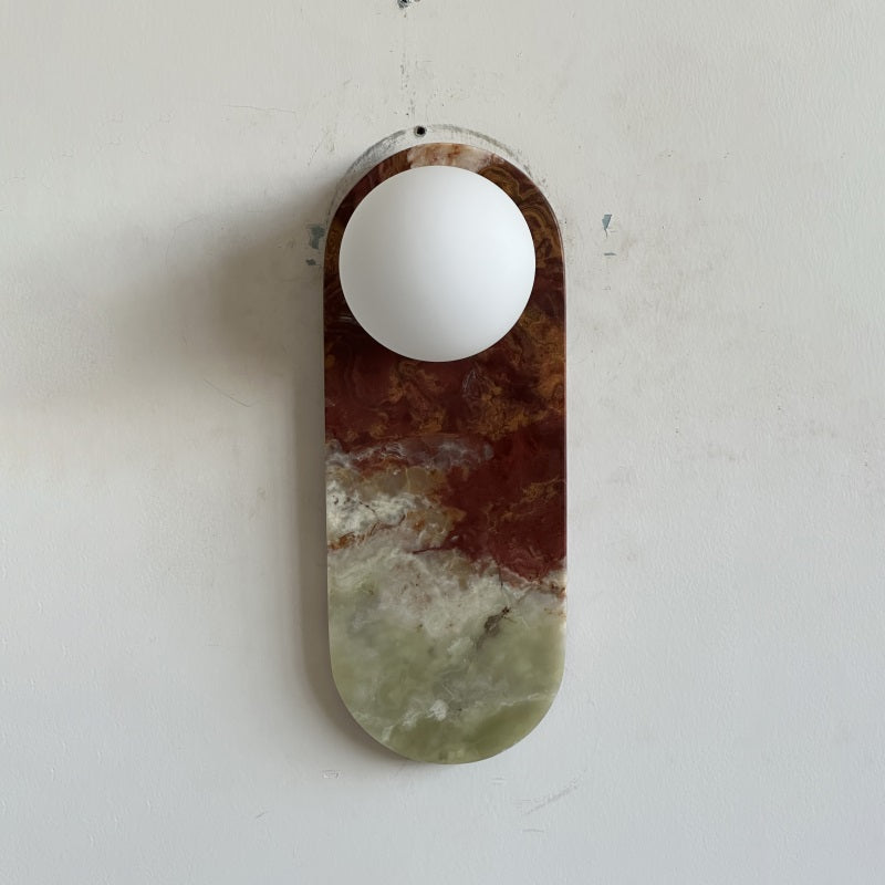 Syraeia Applique Murale Marbre Jade Minimaliste Moderne - Neutralighting