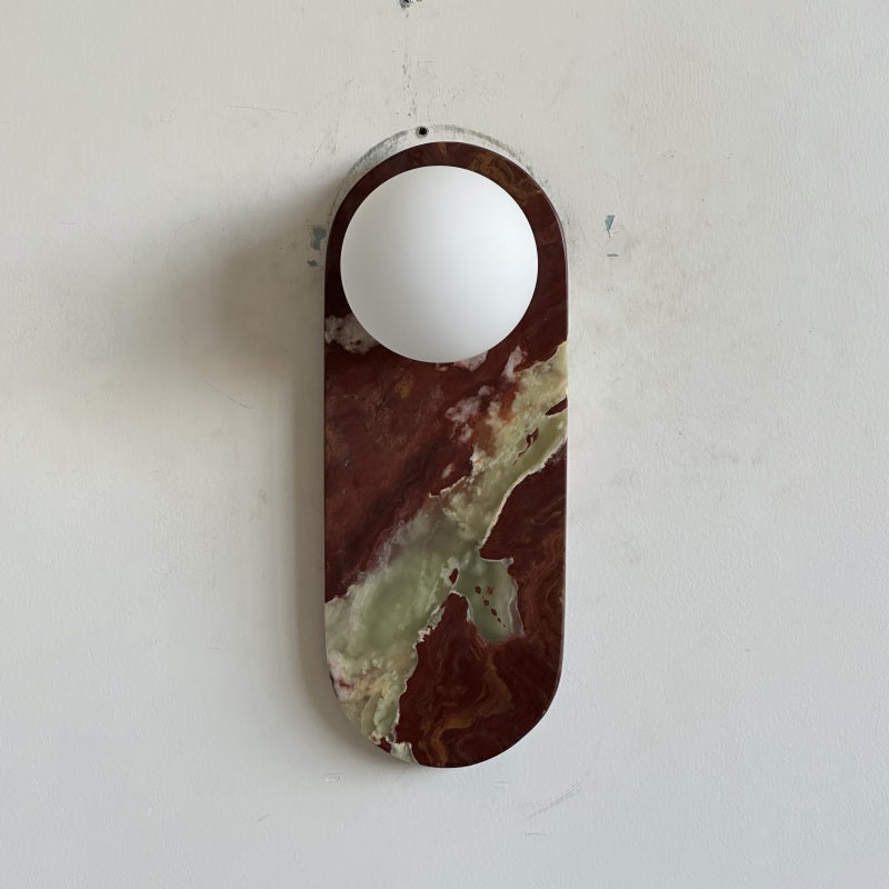 Syraeia Applique Murale Marbre Jade Minimaliste Moderne - Neutralighting