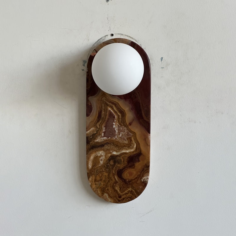 Syraeia Applique Murale Marbre Jade Minimaliste Moderne - Neutralighting