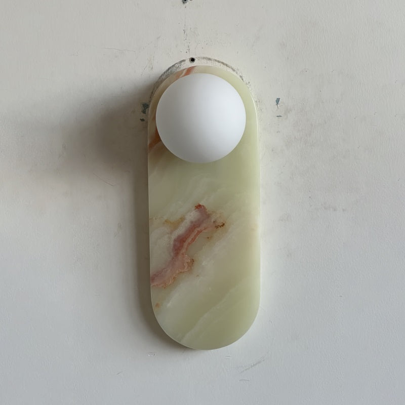 Syraeia Applique Murale Marbre Jade Minimaliste Moderne - Neutralighting