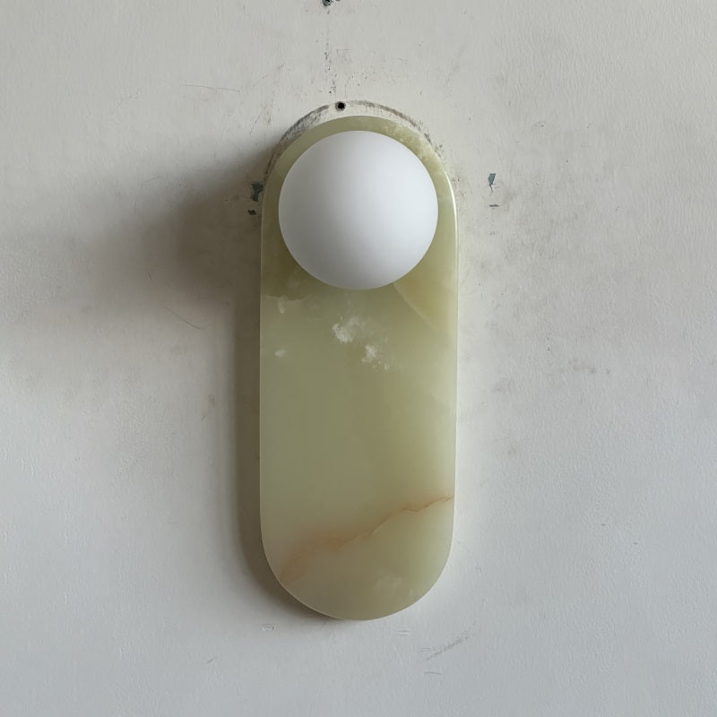 Syraeia Applique Murale Marbre Jade Minimaliste Moderne - Neutralighting