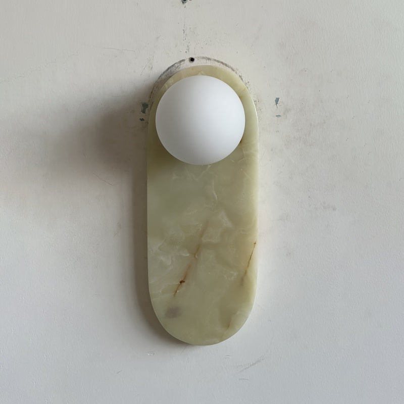 Syraeia Applique Murale Marbre Jade Minimaliste Moderne - Neutralighting