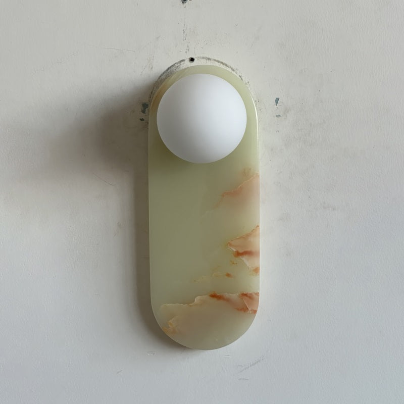 Syraeia Applique Murale Marbre Jade Minimaliste Moderne - Neutralighting