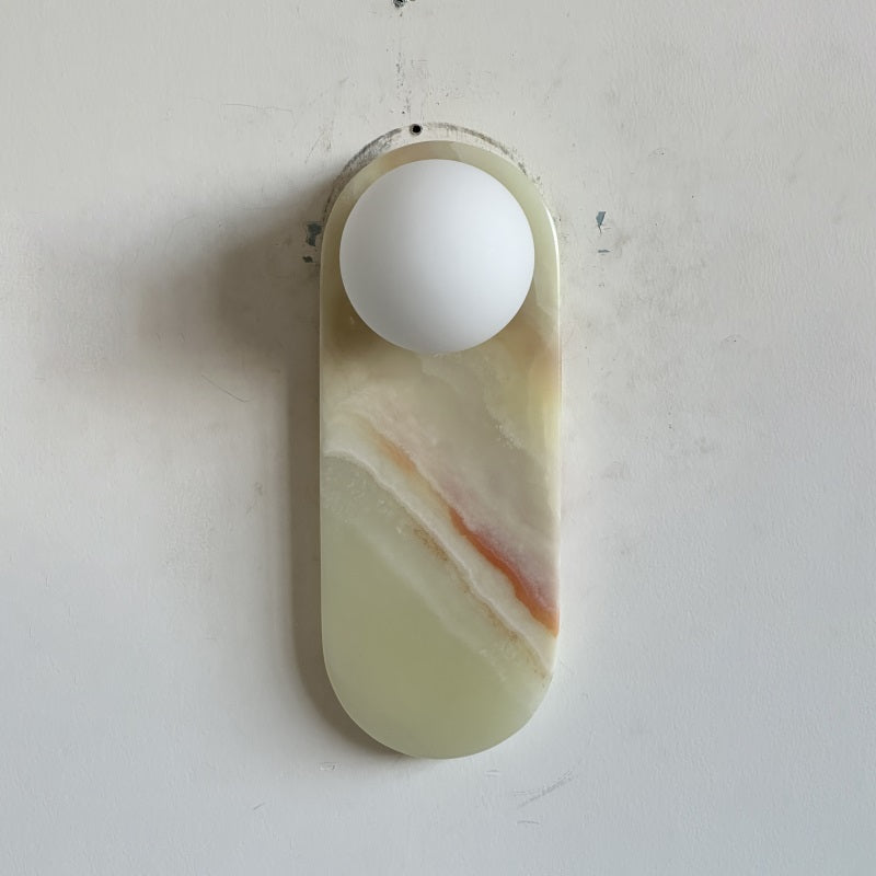 Syraeia Applique Murale Marbre Jade Minimaliste Moderne - Neutralighting