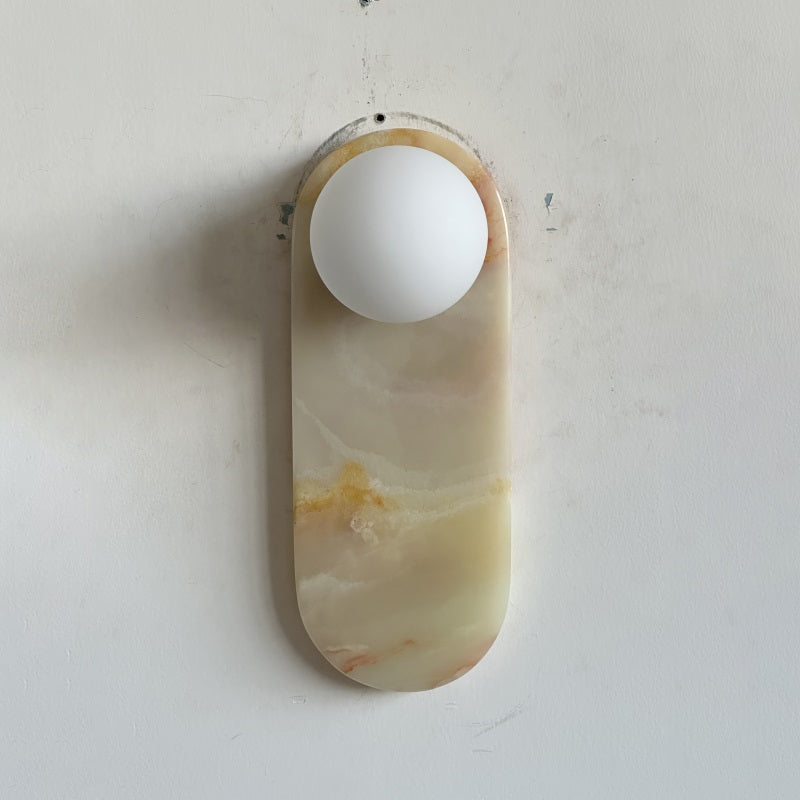 Syraeia Applique Murale Marbre Jade Minimaliste Moderne - Neutralighting