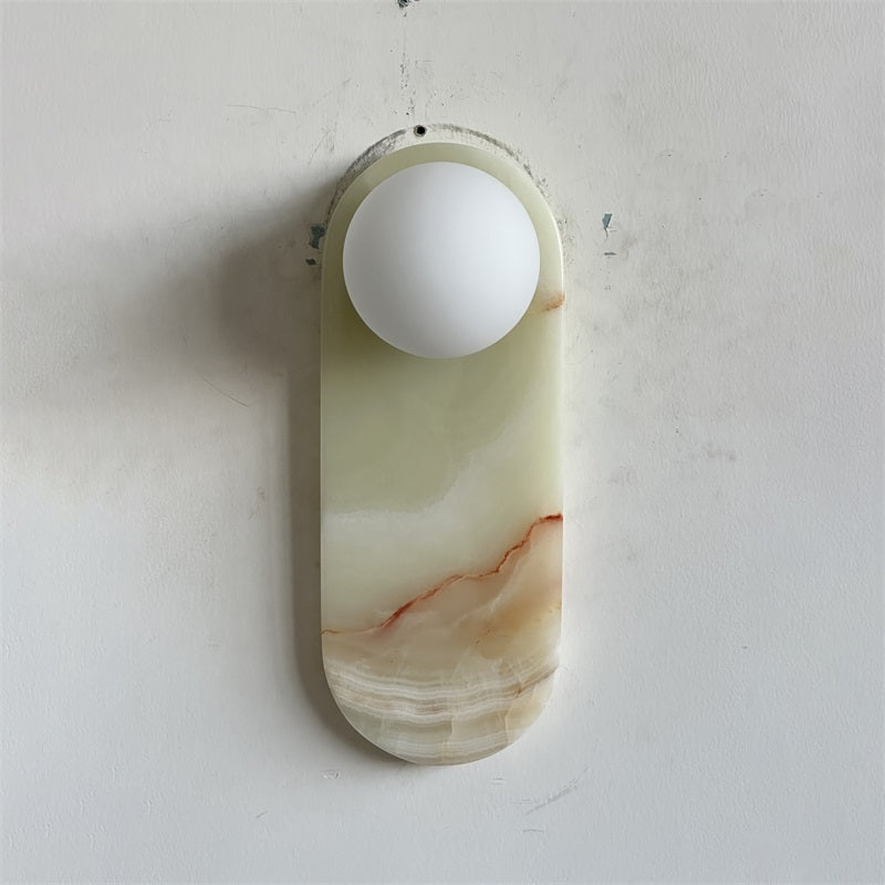 Syraeia Applique Murale Marbre Jade Minimaliste Moderne - Neutralighting