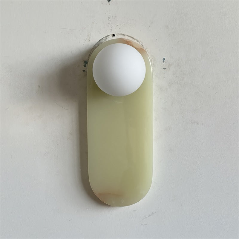Syraeia Applique Murale Marbre Jade Minimaliste Moderne - Neutralighting