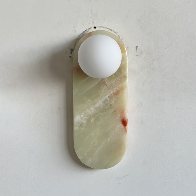 Syraeia Applique Murale Marbre Jade Minimaliste Moderne - Neutralighting