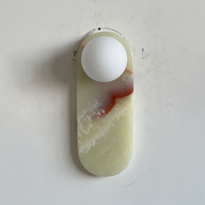 Syraeia Applique Murale Marbre Jade Minimaliste Moderne - Neutralighting
