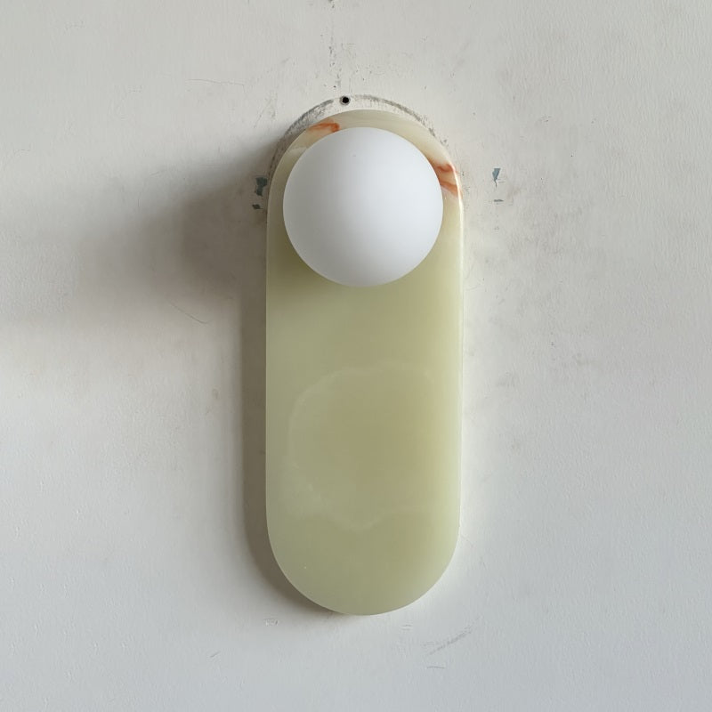 Syraeia Applique Murale Marbre Jade Minimaliste Moderne - Neutralighting