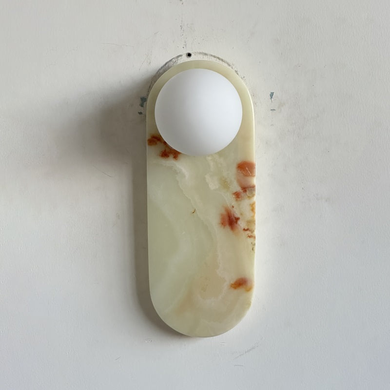 Syraeia Applique Murale Marbre Jade Minimaliste Moderne - Neutralighting