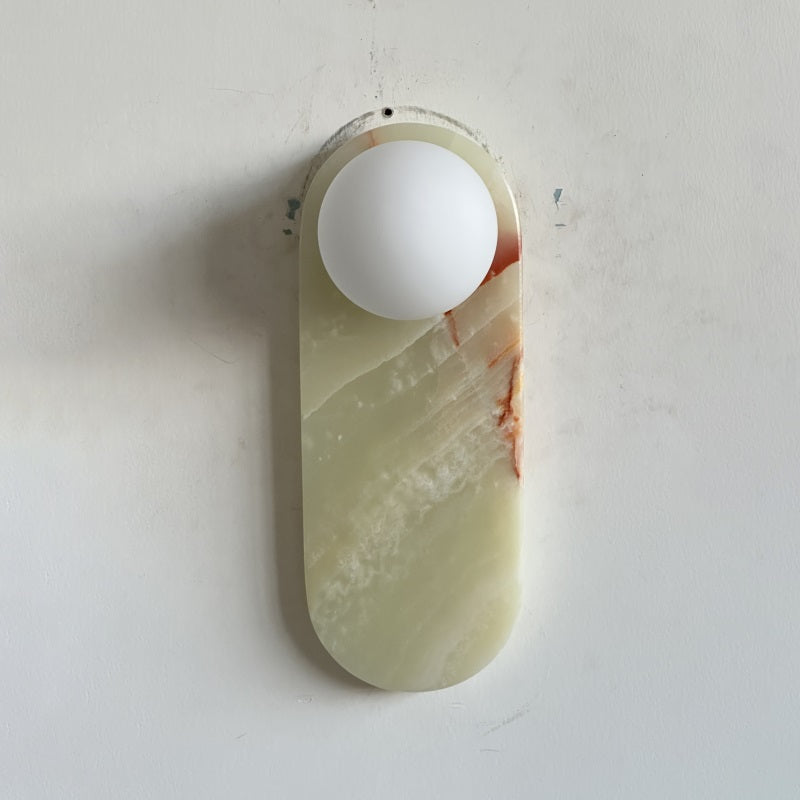 Syraeia Applique Murale Marbre Jade Minimaliste Moderne - Neutralighting