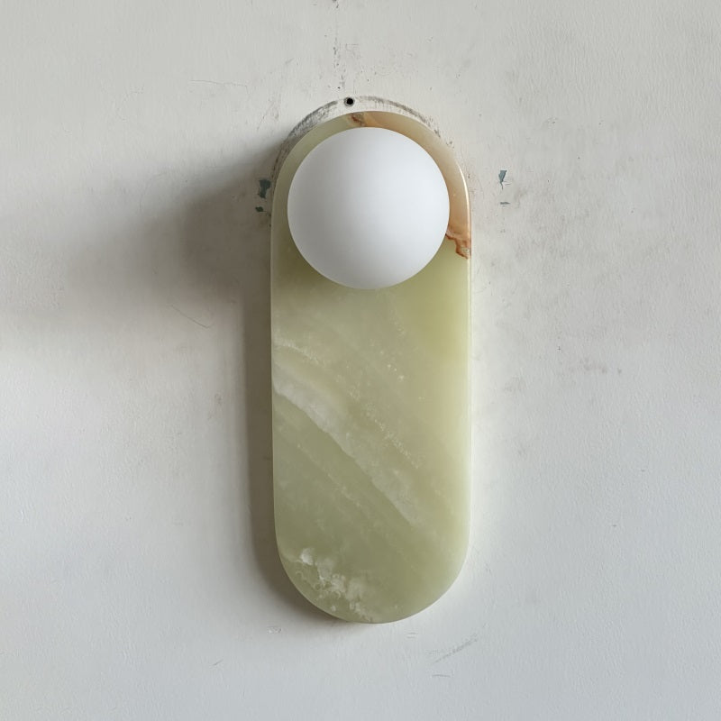 Syraeia Applique Murale Marbre Jade Minimaliste Moderne - Neutralighting