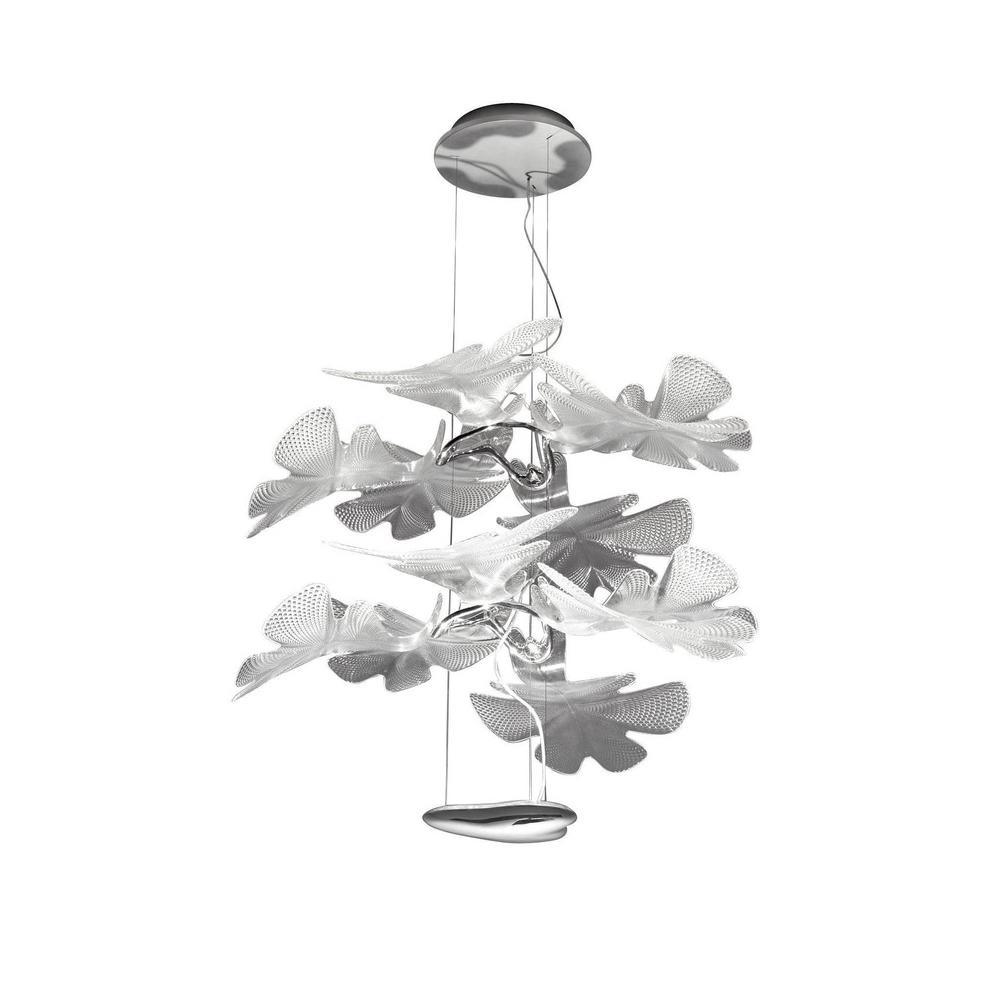 Solara Chandelier Suspension Feuille Transparente - Neutralighting