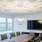 Solara Chandelier Suspension Feuille Transparente - Neutralighting