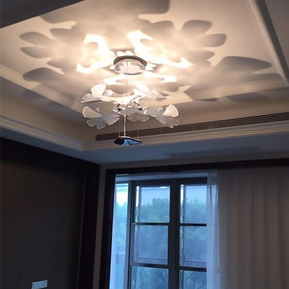 Solara Chandelier Suspension Feuille Transparente - Neutralighting