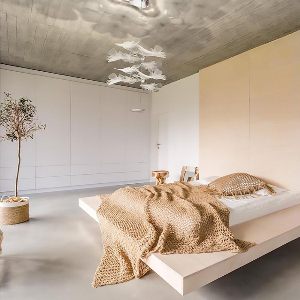 Solara Chandelier Suspension Feuille Transparente - Neutralighting