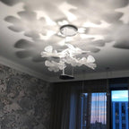 Solara Chandelier Suspension Feuille Transparente - Neutralighting