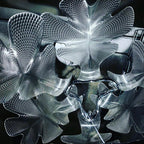 Solara Chandelier Suspension Feuille Transparente - Neutralighting