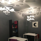 Solara Chandelier Suspension Feuille Transparente - Neutralighting