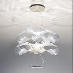 Solara Chandelier Suspension Feuille Transparente - Neutralighting