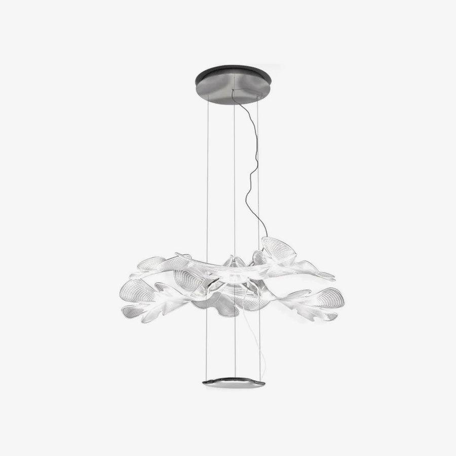 Solara Chandelier Suspension Feuille Transparente - Neutralighting