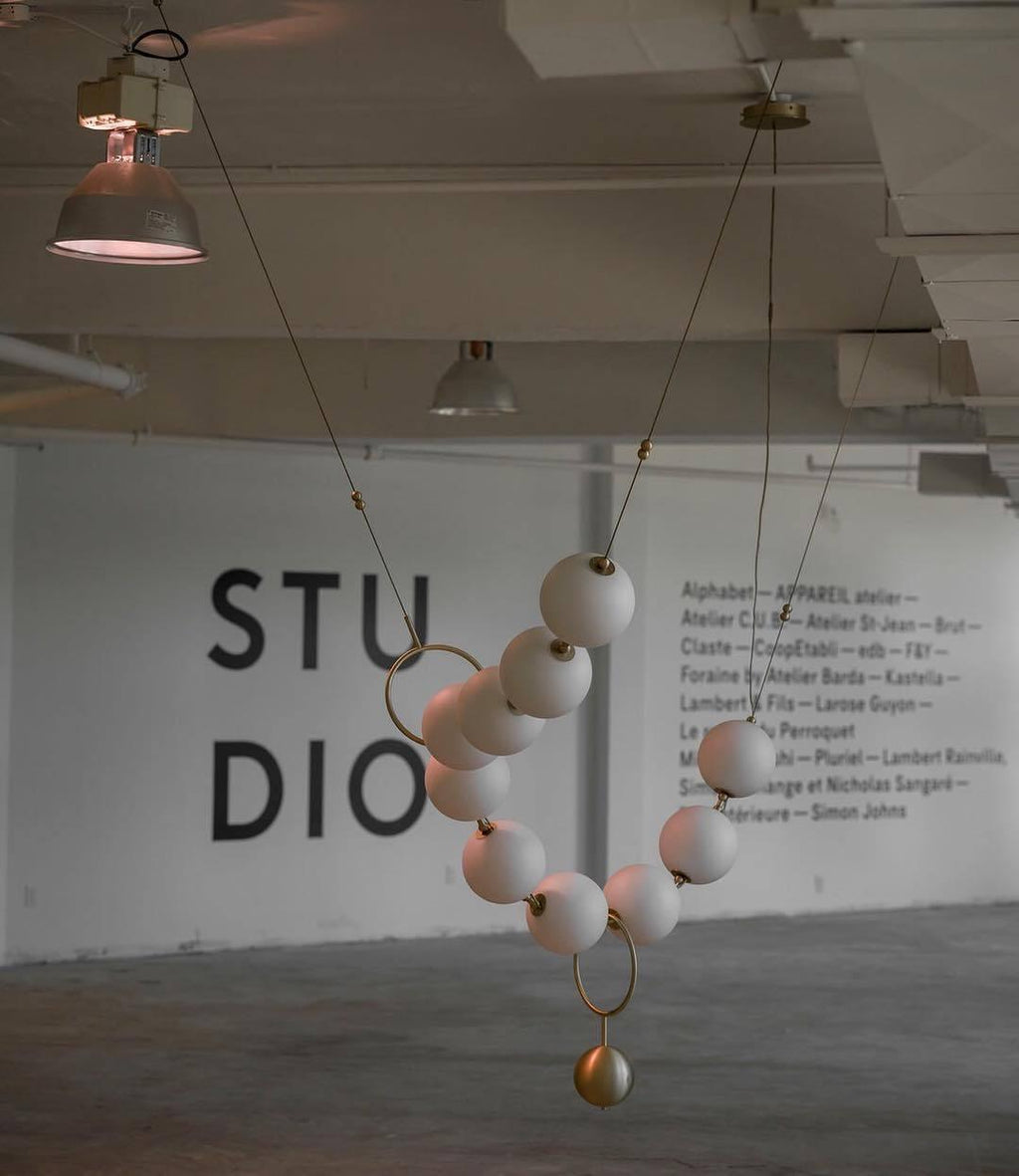 Lustra Suspension Lampe Collier en Verre - Neutralighting