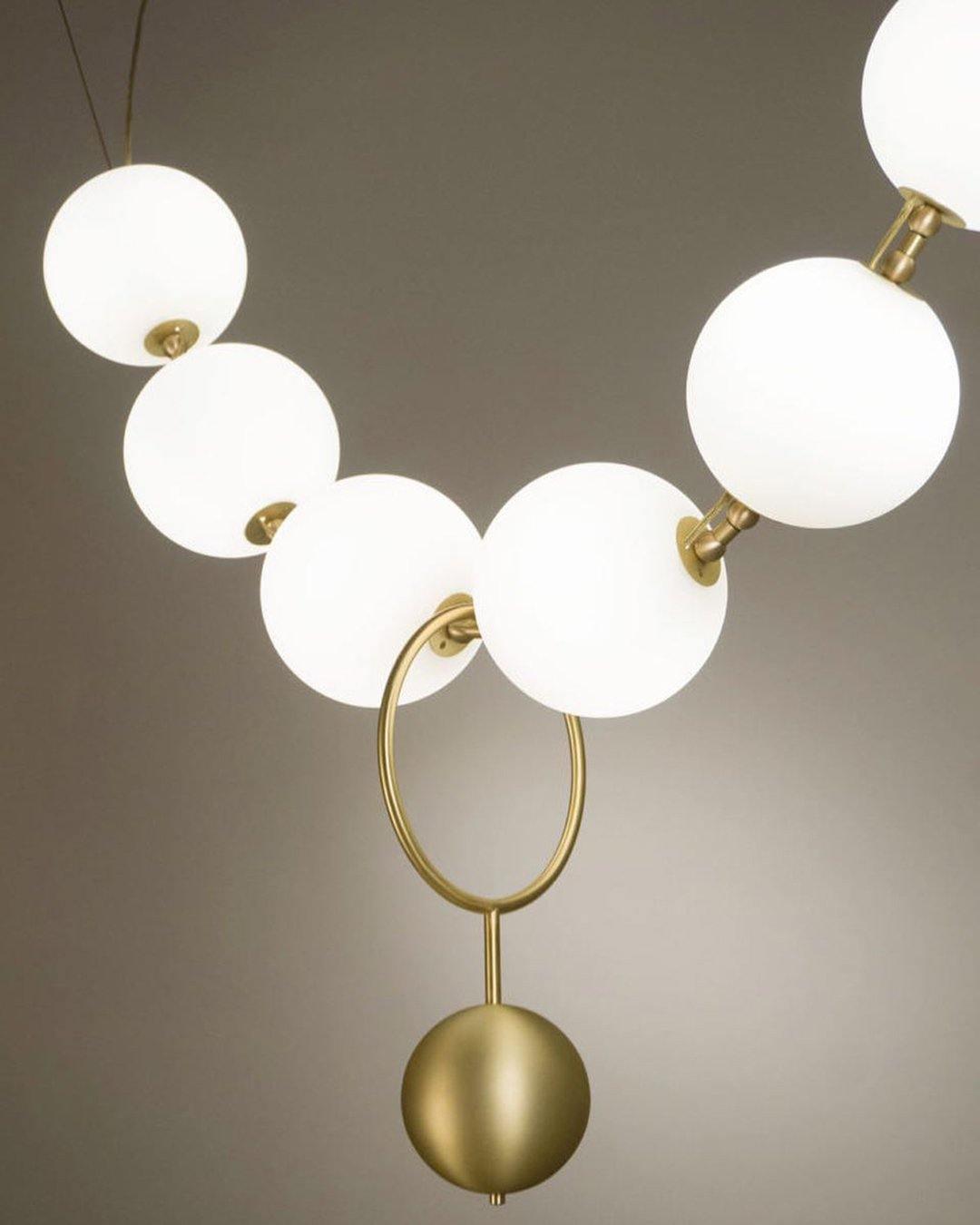 Lustra Suspension Lampe Collier en Verre - Neutralighting
