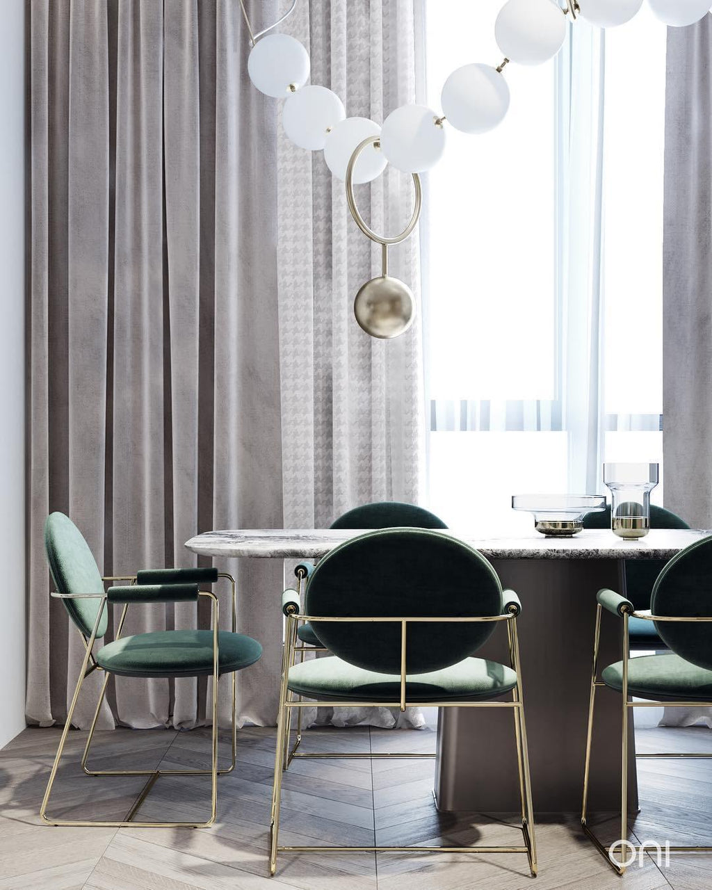 Lustra Suspension Lampe Collier en Verre - Neutralighting