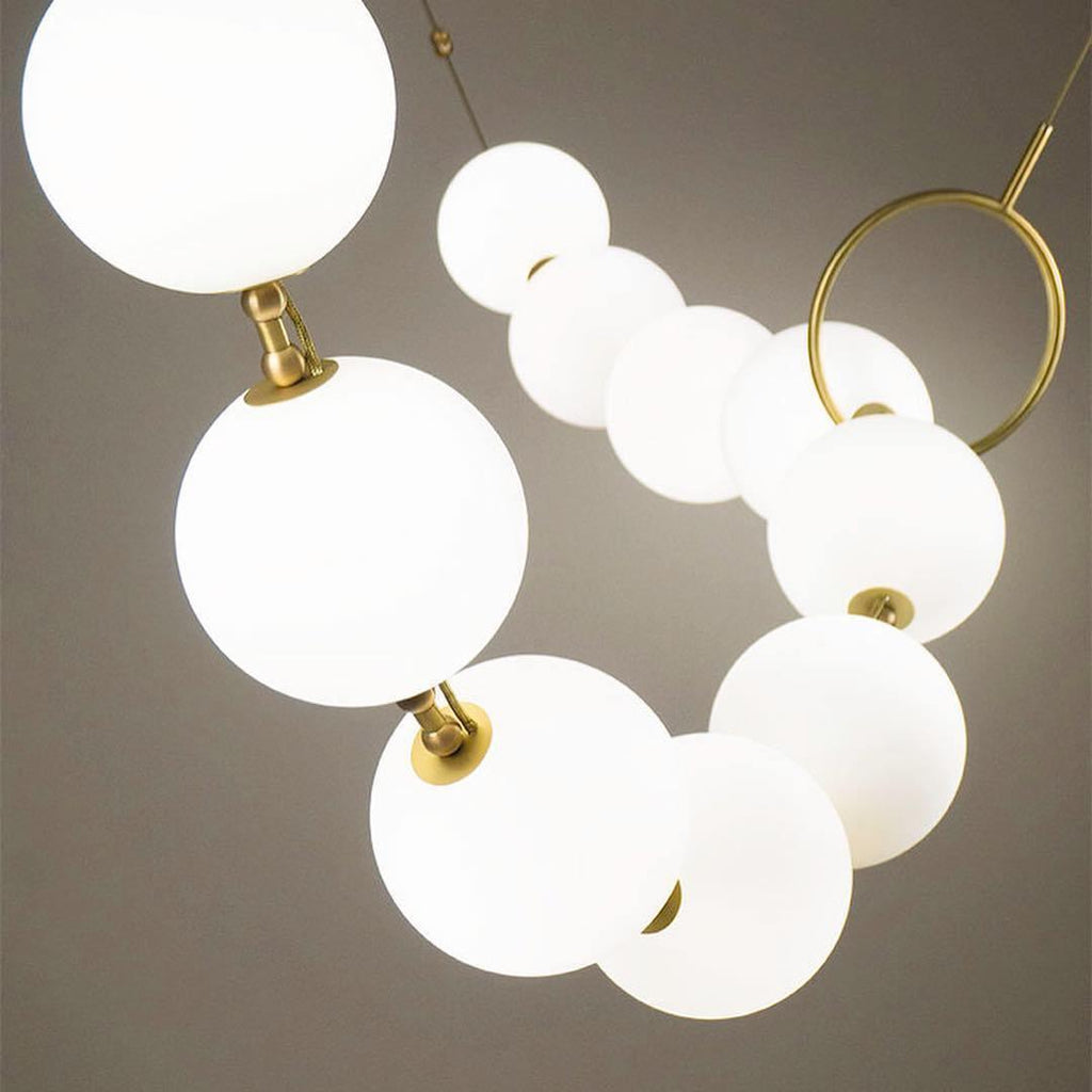 Lustra Suspension Lampe Collier en Verre - Neutralighting