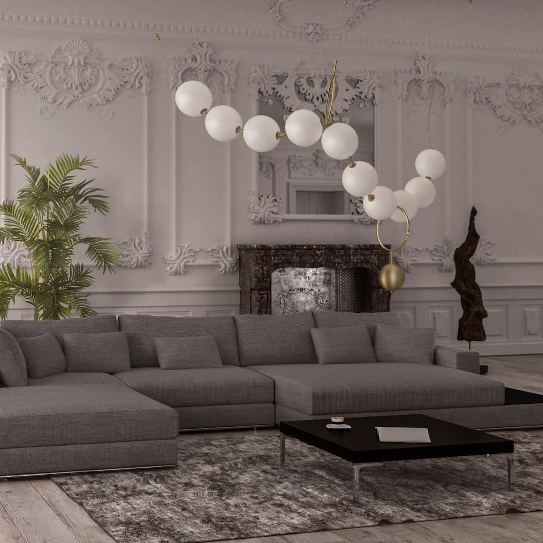 Lustra Suspension Lampe Collier en Verre - Neutralighting
