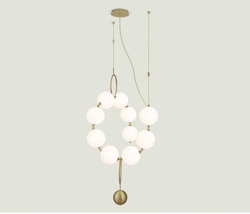 Lustra Suspension Lampe Collier en Verre - Neutralighting