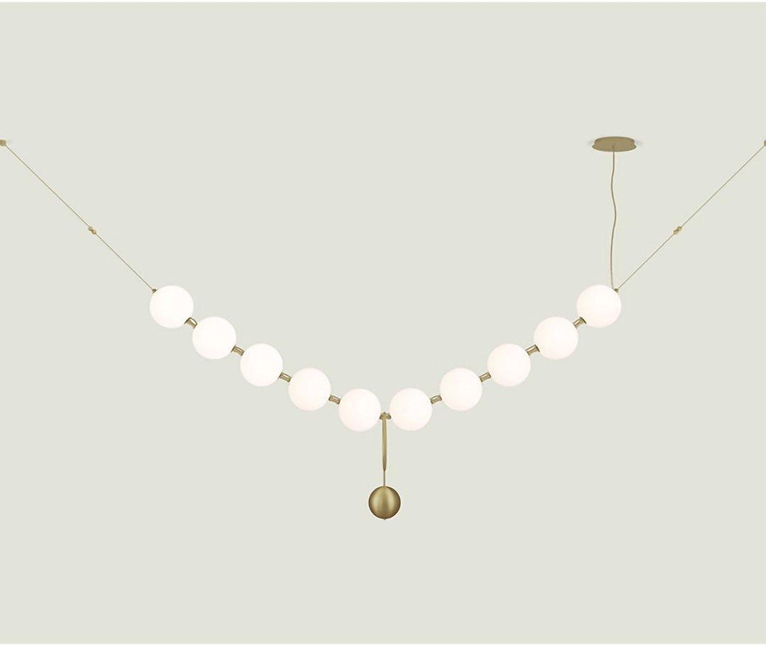 Lustra Suspension Lampe Collier en Verre - Neutralighting