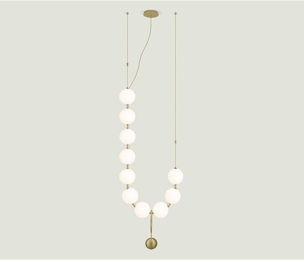 Lustra Suspension Lampe Collier en Verre - Neutralighting