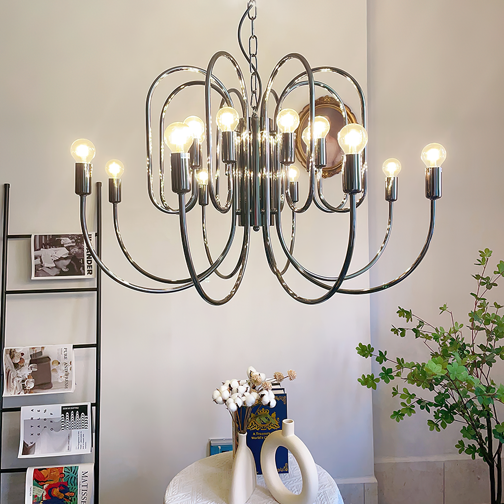 Ombre Elegance Lustre en Métal Style Industriel Vintage - Neutralighting