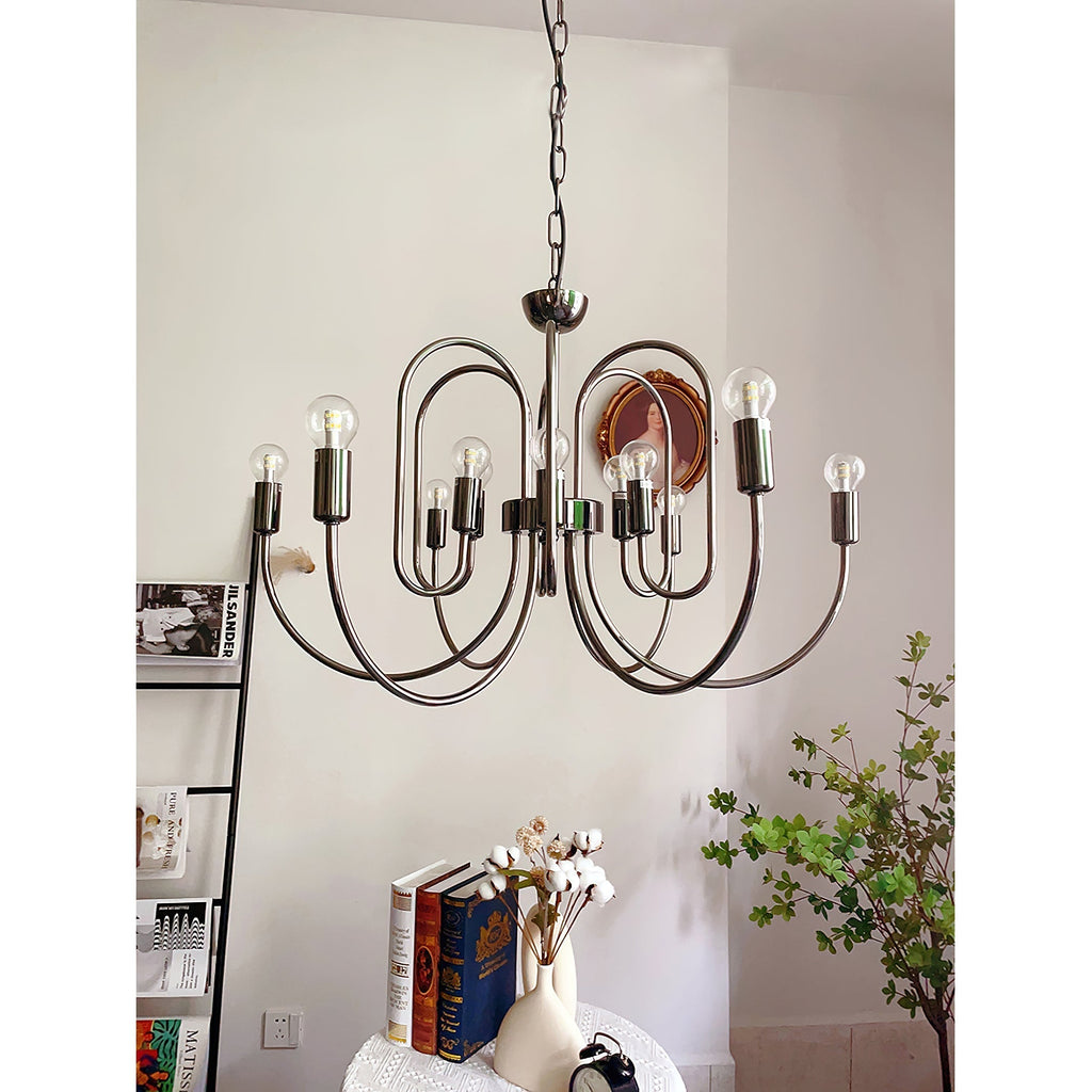 Ombre Elegance Lustre en Métal Style Industriel Vintage - Neutralighting