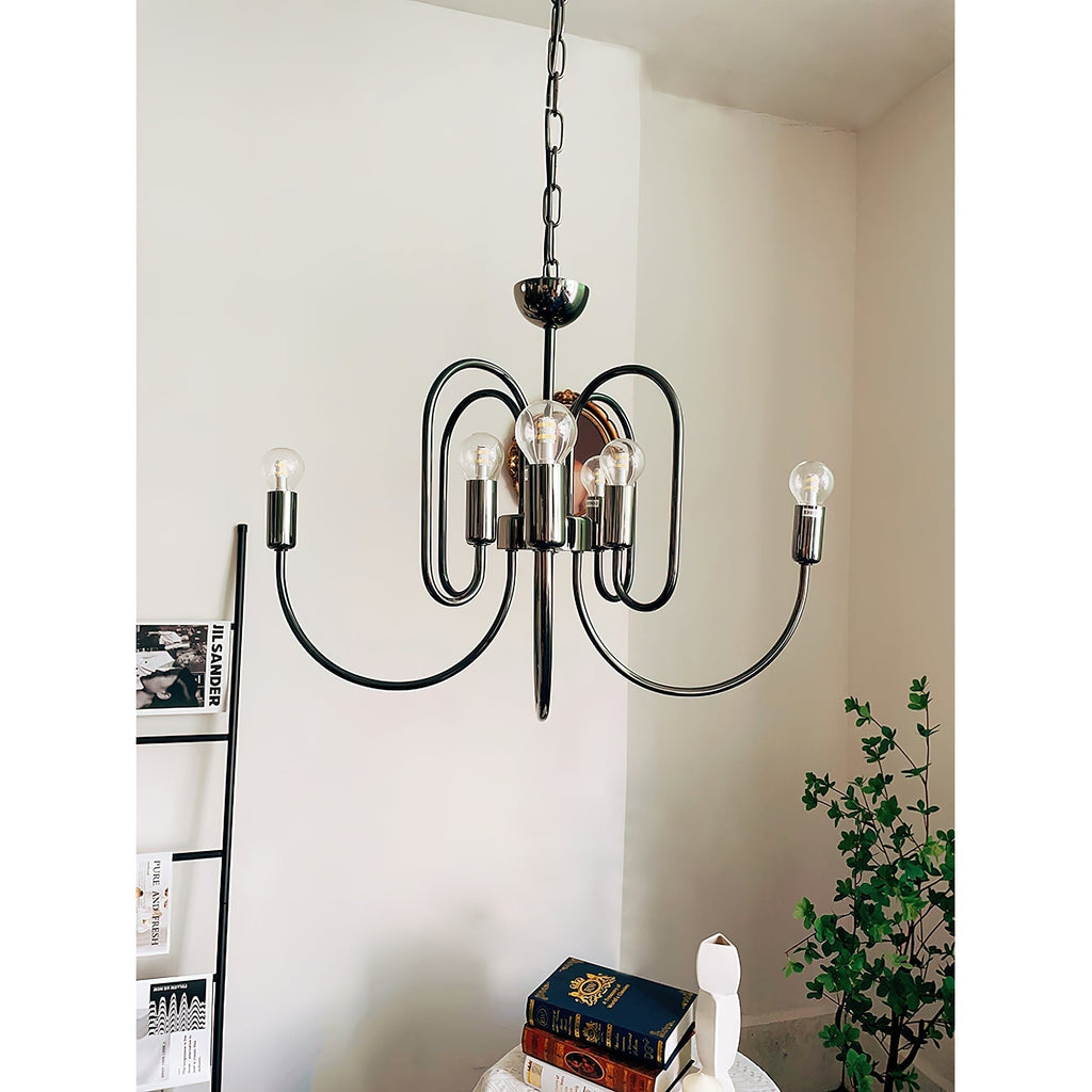 Ombre Elegance Lustre en Métal Style Industriel Vintage - Neutralighting