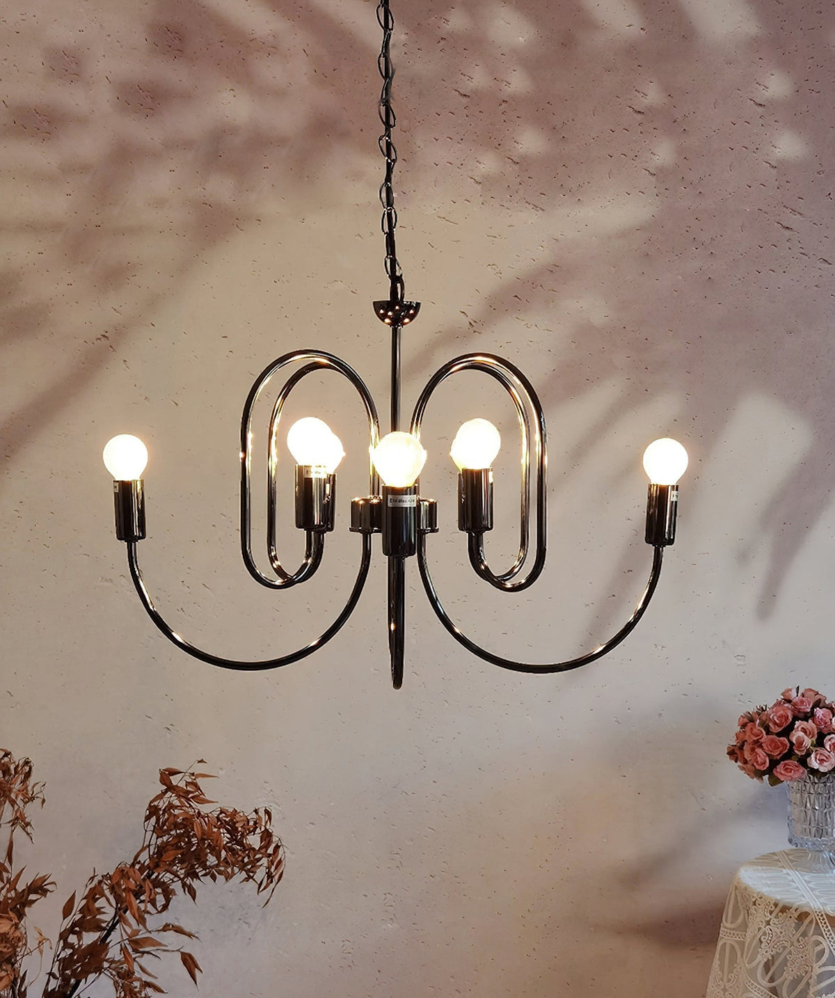 Ombre Elegance Lustre en Métal Style Industriel Vintage - Neutralighting