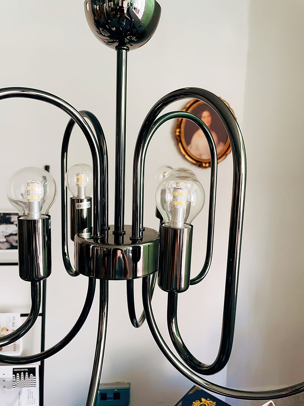 Ombre Elegance Lustre en Métal Style Industriel Vintage - Neutralighting