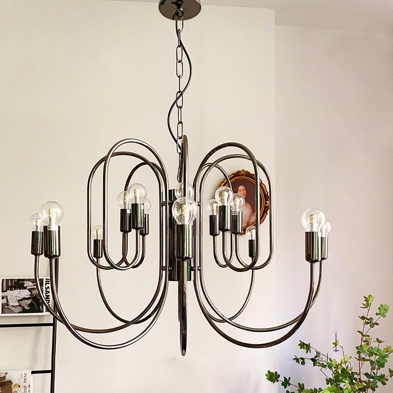 Ombre Elegance Lustre en Métal Style Industriel Vintage - Neutralighting