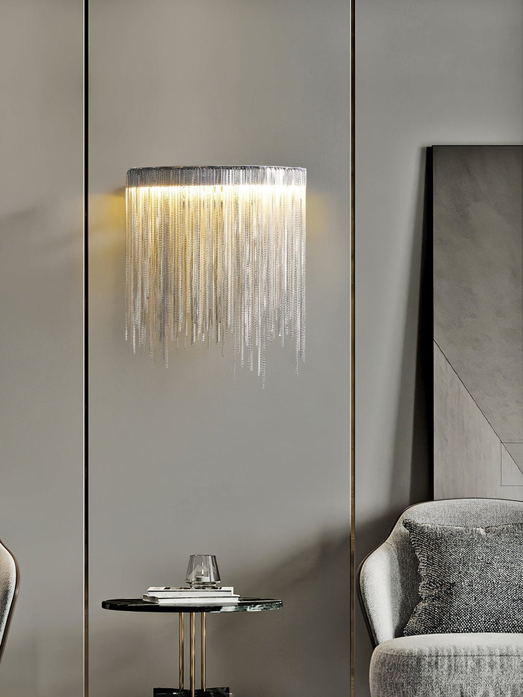 Cryste Applique Murale en Acier Élégante - Neutralighting