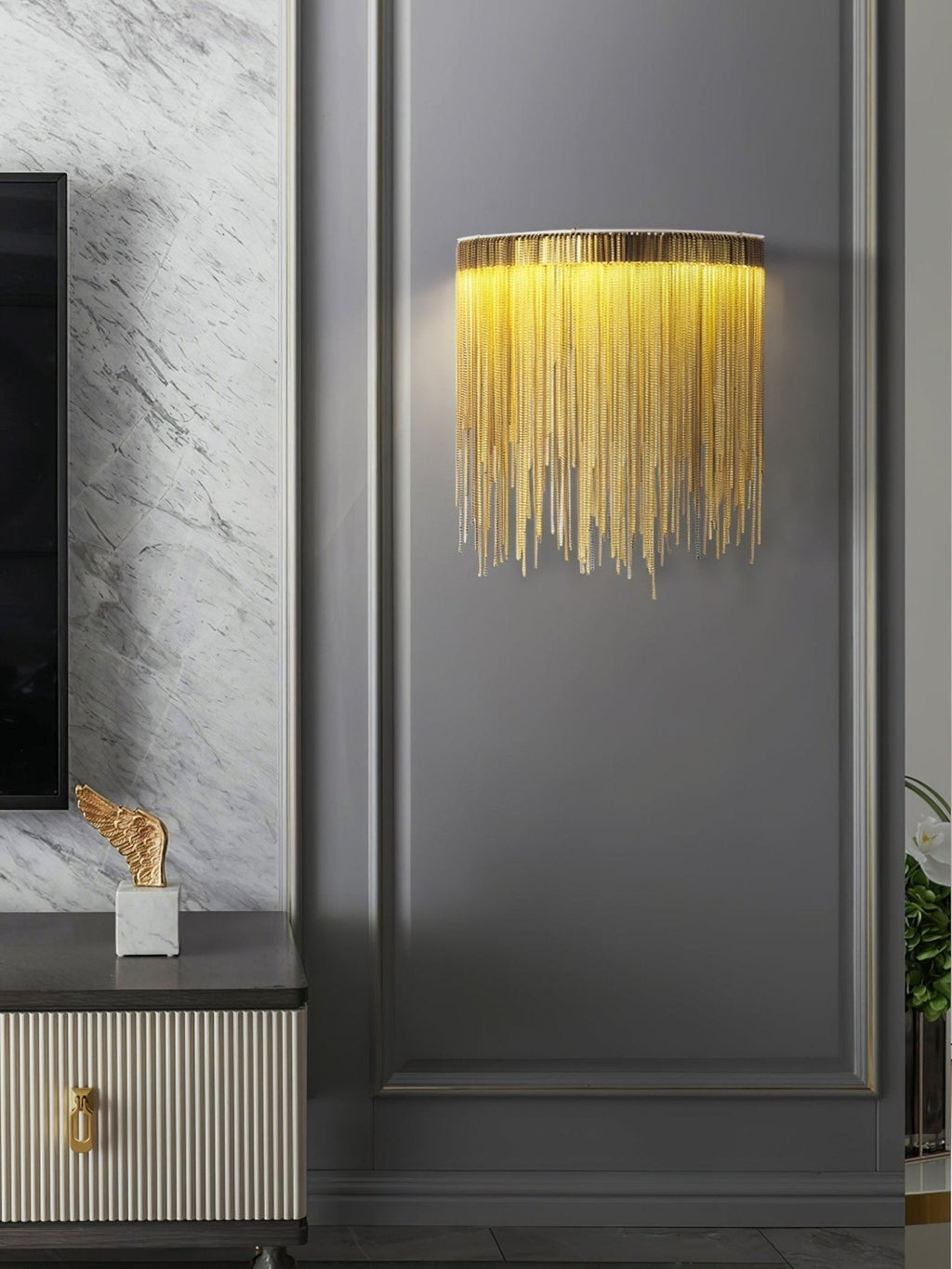 Cryste Applique Murale en Acier Élégante - Neutralighting